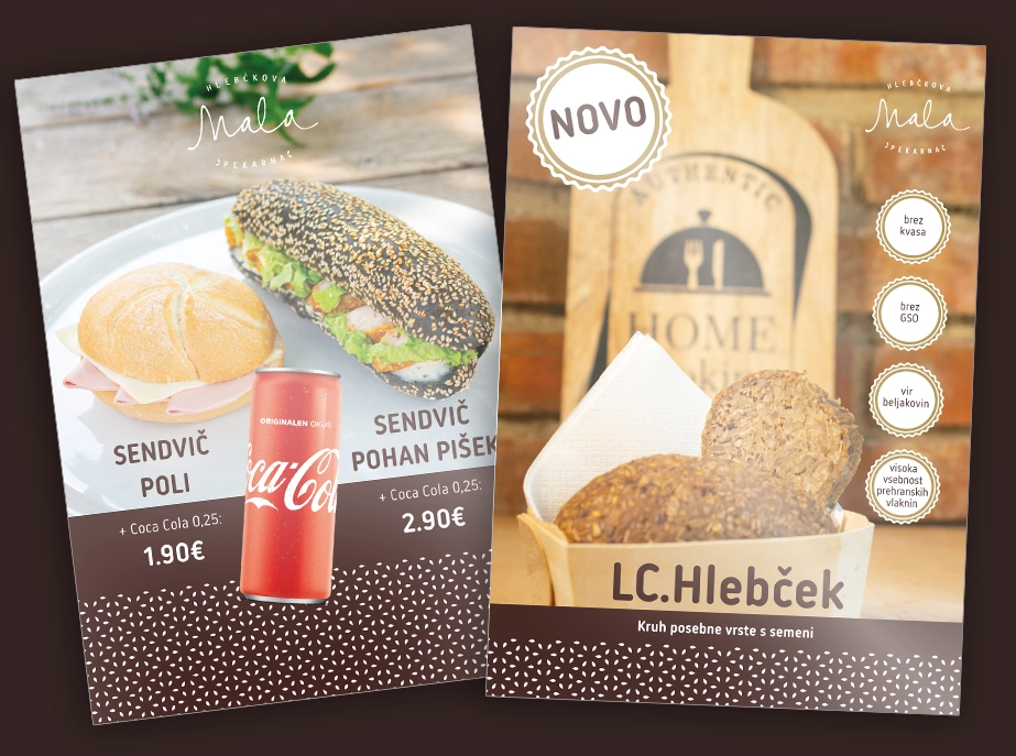 Hlebček dva letaka