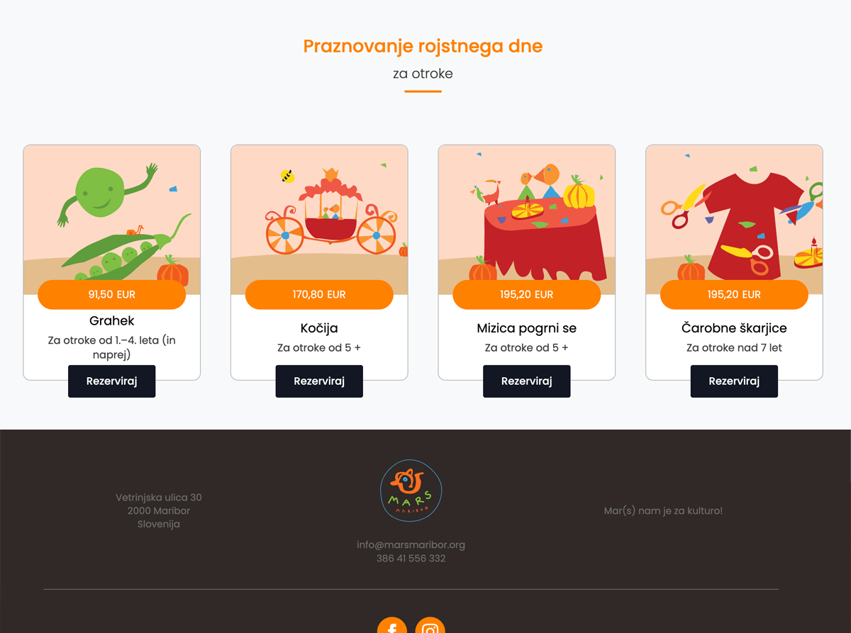 Zavod MARS Maribor web