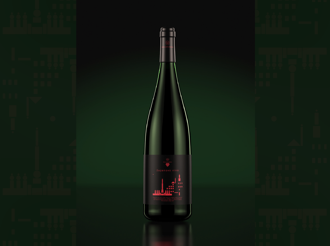 Vinska steklenica, predlog županovega vina